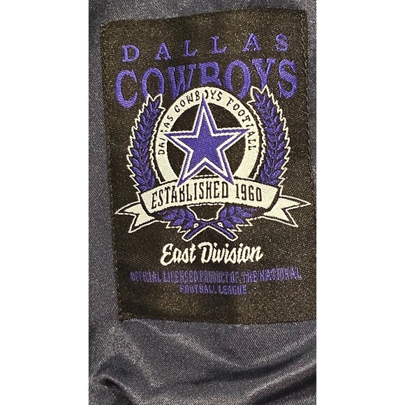 Dallas Cowboys Ultra Game Full Snap Satin Jacket Men’s Size Large MSRP $130 - Picture 5 of 7